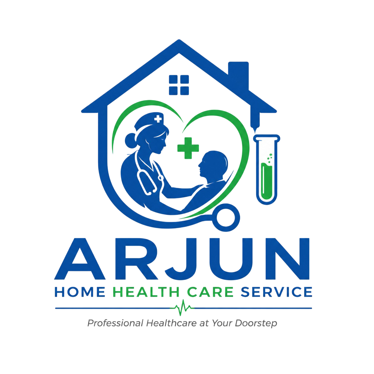 Arjun Home Health Care Logo